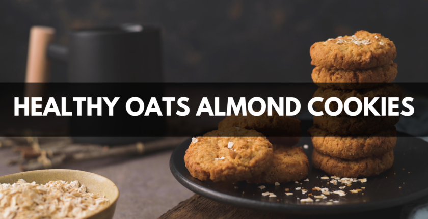 healthy cookies recipe | Oats almond cookies recipe