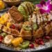 exotic waffles with toppings