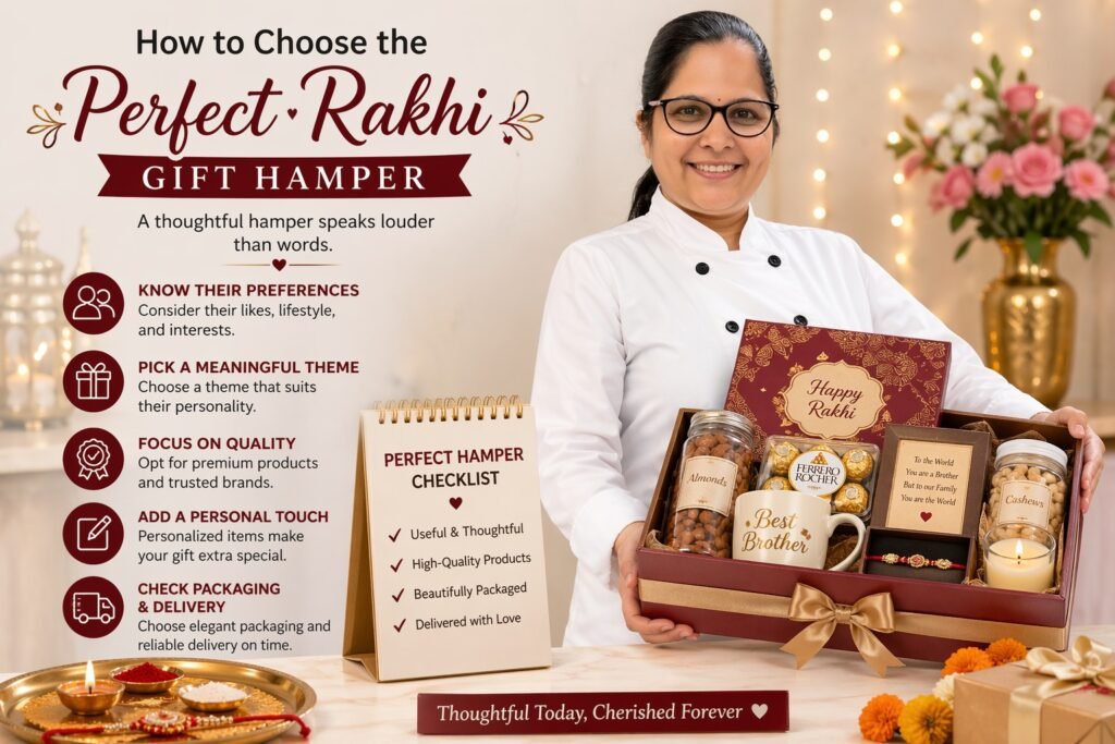 how to choose perfect rakhi gift hamper chef manju shah